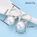 Cao Shi Inlaid Zircon Pearl Earrings For Women, Fashionable And Elegant Temperament Earrings, Daily Matching_ipsvogv.com