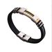 Accessories Silicone Titanium Men's Hip Hop Punk Style Stainless Steel Exaggerated Bracelet_ipsvogv.com