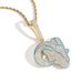 Unisex New Product Goat Pendant Hip Hop Jewelry Micro Inlaid Zircon Personality Men's Trendy Animal Necklace Hip Hop Accessories_ipsvogv.com