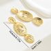 Fashionable OL praises women's with a niche high-end feel. Metal ring design earrings are and versatile_ipsvogv.com