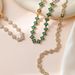 New High-end, Fashionable And Simple Bracelet, Niche, Light , Versatile, Zircon Hand Decoration, Emerald Green_ipsvogv.com