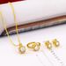 Women's Accessories Temperament Jewelry Set Diamond Double Necklace Set_ipsvogv.com