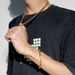 Men's Jewelry Hip Hop Trendy Ins Style Bracelet Handsome Titanium Steel Non Fading Bracelet With Necklace Set_ipsvogv.com