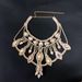 Fashion women's exquisite shiny AB color big gem necklace luxury exaggerated rhinestone big necklace_ipsvogv.com