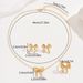 Fashion commuting style women's earring set, niche bow design, high-end necklace jewelry_ipsvogv.com