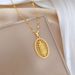 【 Titanium Steel 】 Egg Shaped Hollow Figure, Light Luxury Temperament, Gorgeous Full Diamond Necklace, Women's Versatile_ipsvogv.com