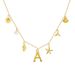 Fashion Retro Beach Conch Shell Pendant Necklace O Chain 26 Letter Pendant Necklace_ipsvogv.com