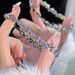Roman Ins Niche Designer Minimalist Women's Full Diamond Light High-end Luxury Trendy Bracelet_ipsvogv.com