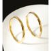 S925 Sterling Silver Niche Design Big Ear Ring Cut Face Ear Buckle Fashionable Style Distinctive Blogger Earrings Earrings_ipsvogv.com