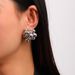 High-End Metal Ball Heavy Craft Designer Grape Cluster Brass Gold-Plated Silver Needle Stud Earrings_ipsvogv.com
