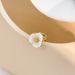 Shell flower collar pin is fashionable, cute, creative, anti slip light button. Fresh and elegant small brooch_ipsvogv.com