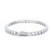 Spring Buckle Zircon Bracelet Men's Hip Hop Titanium Steel Tennis Chain Stainless Steel Men's Bracelet_ipsvogv.com