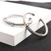 Bangles Cable Rope Open Bracelet Stainless Steel Rope C Type Adjustment Unisex Style_ipsvogv.com