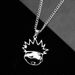 new products anime peripheral cartoon Gojo Wujo cat stainless steel necklace trendy creative cute pendant accessories_ipsvogv.com