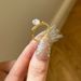 Zircon Super Open Pigeon Egg Sparkling Ring Female Ins Wind Rope Knot Design Simple, Niche, High Beauty Index Finger Simple, Niche,_ipsvogv.com