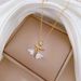 Titanium Steel 【 】 Bell Shaped Trumpet Flower Light Luxury Temperament Gorgeous Full Diamond Necklace Women's Versatile 【 】_ipsvogv.com