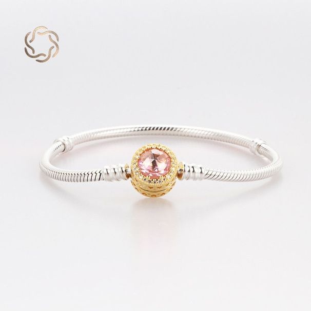 Sier New Ocean Heart Bracelet Cat Eye Stone Snake Bone DIY Basic Chain_ipsvogv.com