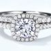 Chinese Valentine's Day S925 Silver Moissanite Ring Female Luxury Group Inlaid Finger Ring Noble, Elegant And Charming_ipsvogv.com