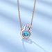 Chinese Style Gourd Necklace For Women High End Light Luxury Crystal Clavicle Necklace_ipsvogv.com