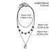 Jewelry Simple Opening Peach Heart Chain With Sweet And Cool Dark Slightly Inlaid Crescent Tassel Necklace For Women_ipsvogv.com