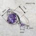 Cao Shi's New Purple Princess Ring With Oval Winding Design_ipsvogv.com