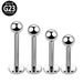 Women's Jewelry Round Ear Bone Nail Titanium Alloy Basic Lip Nail Internal Thread Ear Tragus Nail Piercing Jewelry Flat Bottom Spiral Nail_ipsvogv.com