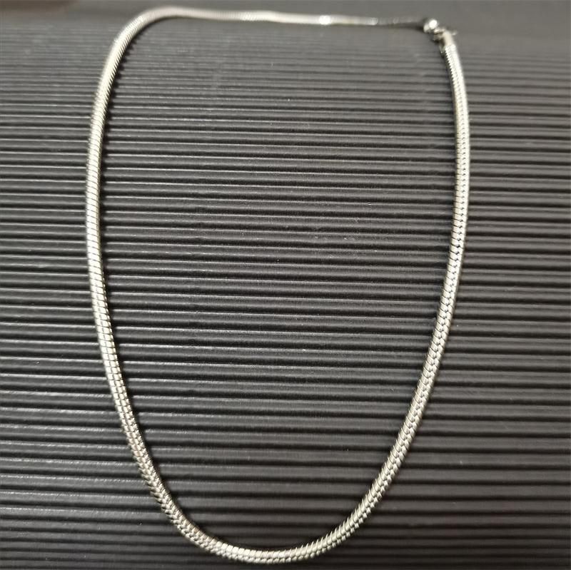 Men Boys Women Girl 316L Stainless Steel Tone Snake Chain Necklace20-28 Inch Length_ipsvogv.com
