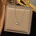 Simple And Fashionable Titanium Steel Necklace For Women, Round Bead Collarbone Chain, Internet Famous Instagram Trendy_ipsvogv.com