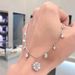 Romantic Snowflake Tassel Choker Necklace Female Element Crystal Clavicle Necklace Female_ipsvogv.com