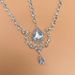 Multi Layer Forehead Chain Ethnic Style Zircon Water Drop Party Rhinestone Gold Headdress_ipsvogv.com