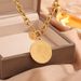 Fashionable Personalized Portrait, Round Brand Titanium Steel Pendant Chain, High-end Temperament, Cold And Simple Style_ipsvogv.com