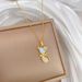 【 Titanium Steel 】 Colorful Cat Zircon Light Luxury Temperament Gorgeous Full Diamond Necklace Women's Versatile_ipsvogv.com