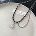 Retro Hip Hop Fashion Trend Necklace Men And Women Cold Style Gem Leather Rope Cuban Clavicle Chain_ipsvogv.com