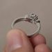 Cao Shi's New Sea Blue Proposal Engagement Jewelry Simple Couple Wedding Ring_ipsvogv.com
