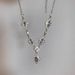 【 2736 People Collection 】 French Zircon Necklace For Women, Niche, Light Luxury, High-end, Exaggerated Clavicle Chain,_ipsvogv.com