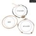 Fashionable, Popular, Personalized New Sree Shooing Korean Ediion Leaf Peach Hear Carved Hollow 3-piece Bracele_ipsvogv.com