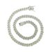 Hot Selling 8mm Alloy Rhinestone Classic Fashion Hip Hop Cuban Chain Necklace_ipsvogv.com