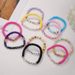New Taylor Fans Soft Clay Bracelet Bohemian Beach Suit Colorful Letter Bracelet_ipsvogv.com