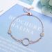 Women's Jewelry Zircon Diamond Circle Bracelet Fashion Light Luxury Niche Temperament Double Layer Chain Ring Hand Jewelry_ipsvogv.com