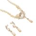 Women’s Jewelry Set Fashion Popular Pearl Necklace Earrings Set Bridal Dress Versatile Accessories Fashion Alloy Necklace Two Piece Set_ipsvogv.com