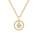 Steel 【 Titanium 】 Double Layer Circular Ring Heart-Shaped Light Luxury Temperament Gorgeous Full Diamond Necklace 【 】_ipsvogv.com