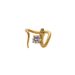 snake year retro niche high end earrings antique gold zircon open adjustable snake ring_ipsvogv.com