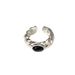 Sweet Cool Fried Dough Twists Stripe Female Fashion Personality Premium Black Samurai Open Hip Hop Index Ring_ipsvogv.com