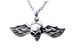 Personalized Punk Trend Men's Jewelry Angel Skull Pendant Necklace Stainless Steel_ipsvogv.com