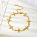 Minimalist Stainless Steel Butterfly Heart Women High-end Versatile Cross Non-fading Bracelet For Men_ipsvogv.com