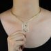 Chinese Wind Net Red Square Dragon Shaped Pendant Fashion Trend Couple Hip Hop Accessories Necklace_ipsvogv.com
