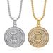 New West Coast Hip-Hop Style Titanium Steel Casting Vacuum Gold-Plated Bitcoin B Letter Pendant Necklace_ipsvogv.com