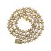 Men And Women's Jewelry Tennis Chain With Zirconia Star Pendant Hip Hop Necklace And Bracelet Set In Gold Silver Pink Black_ipsvogv.com