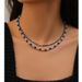 Fashionable, Light Luxury, Minimalist Lapis Lazuli Bead Necklace, Exquisite High-end In Spring And Summer, Natural Stone_ipsvogv.com