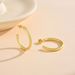 Unisex Exaggerated Metal Style Simple Geometric Round Earrings Ins Fashion High End Big Earrings Earrings New Ear_ipsvogv.com